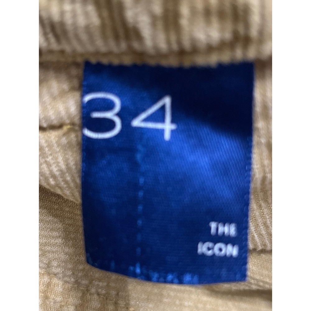 Anthropologie Pilcro High Rise Corduroy Flare Pants Mustard Yellow Gold W‎ 34 - Picture 9 of 9